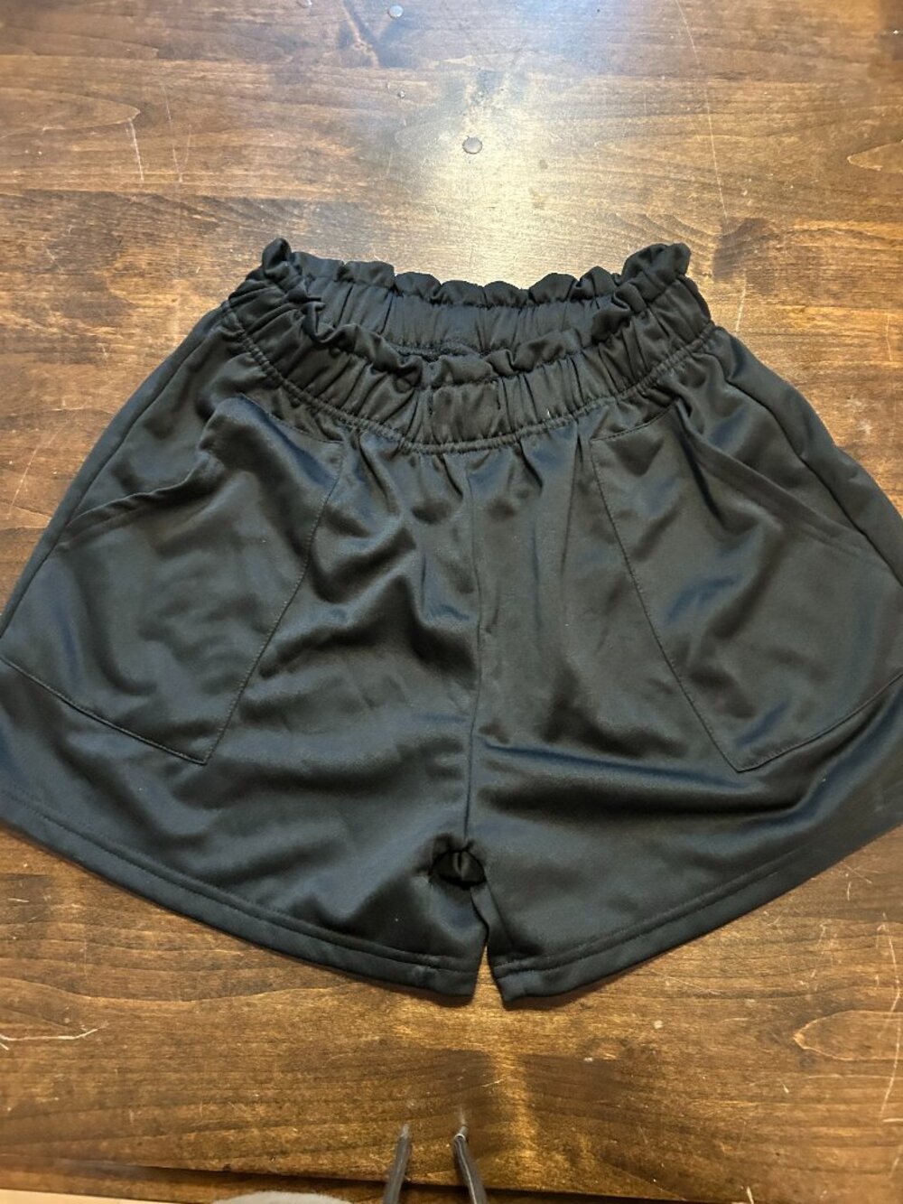 Mens High-waisted Black Shein Shorts